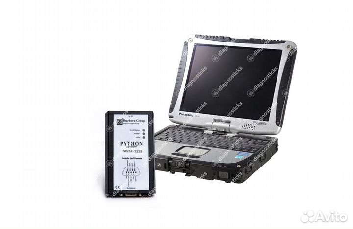 Kubota (python) + ноутбук Panasonic