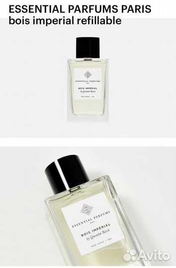 Духи унисекс essential bois imperial refillable