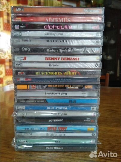 Mp3 диски музыка зарубежка (в заводской упаковке)