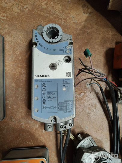 Электрический привод заслонки Siemens и Belimo