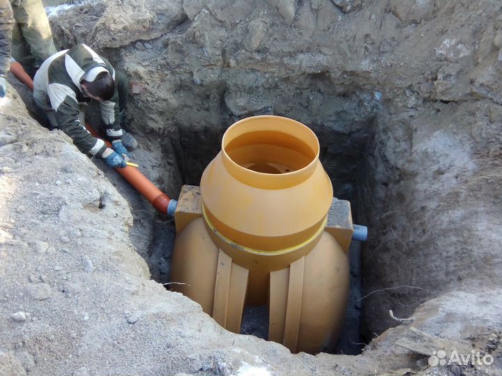 Монтаж септиков для дома и дачи