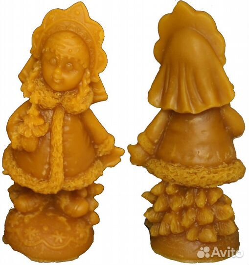 Силиконовая форма для свечей Снегурочка 2 (0673)