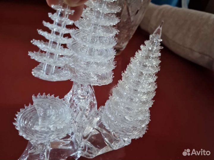 Ёлочки из стекла. Сувенир