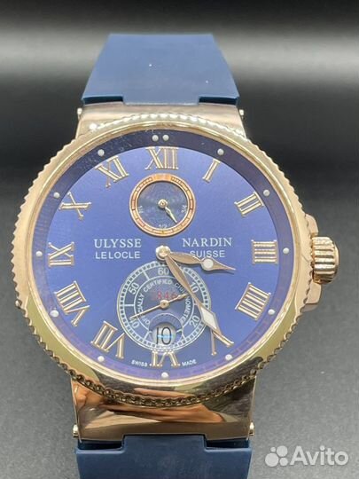 Золотые часы ulysse nardin