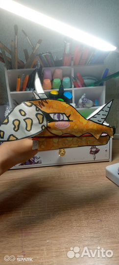 Бумажные драконы на руку