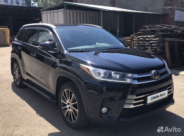 Toyota Highlander 3.5 AT, 2018, 77 495 км