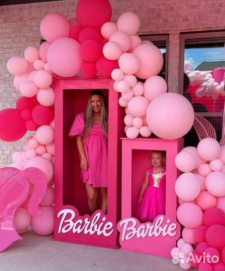 Коробка Барби для фотосессии