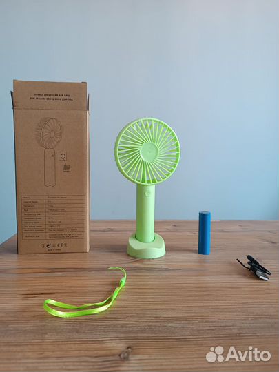 Вентилятор 1 шт портативный настольный мини с акб