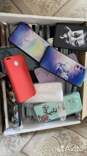 Новые Чехлы на телефон и защитных стекла за 1500