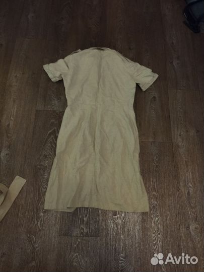 Платье льняное с небольшим дефектом