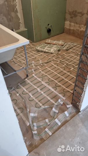 Теплый пол нагревательный мат