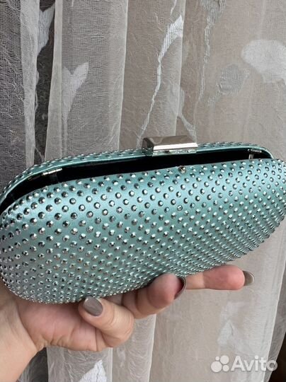 Сумка женская клатч на съемной цепочке