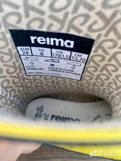 Детские резиновые сапоги Reima 24 размера