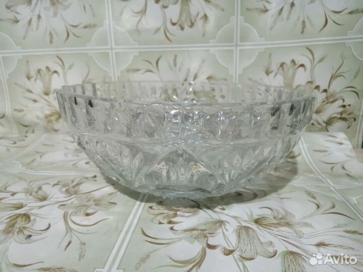 Хрустальный салатник СССР