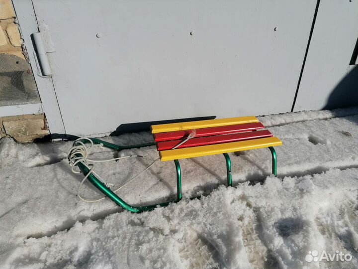 Детские зимние санки