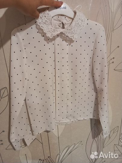 Школьная блузка 128