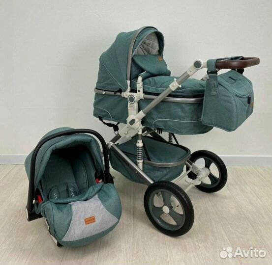 Коляска luxmon 518 с автолюлькой