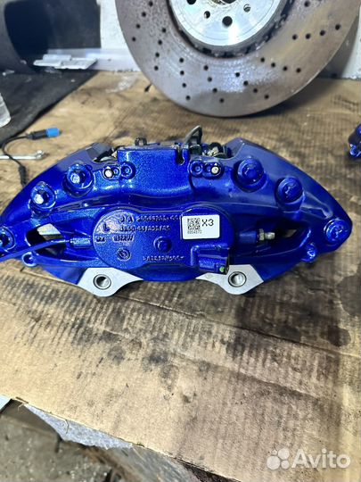 Тормоза bmw Х3М перед 395 зад 370