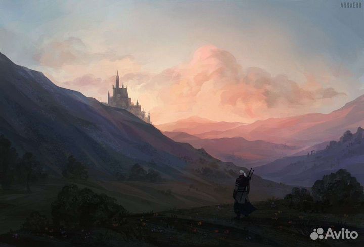 Картины ручной работы (Ведьмак)