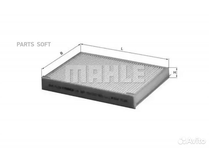 Mahle LA387 Элемент фильтрующий салонного фильтра