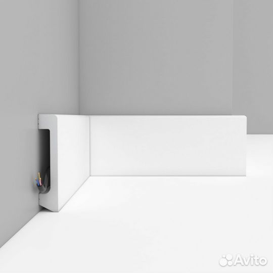 Плинтус дюрополимер для пола полиурет. 2400 мм