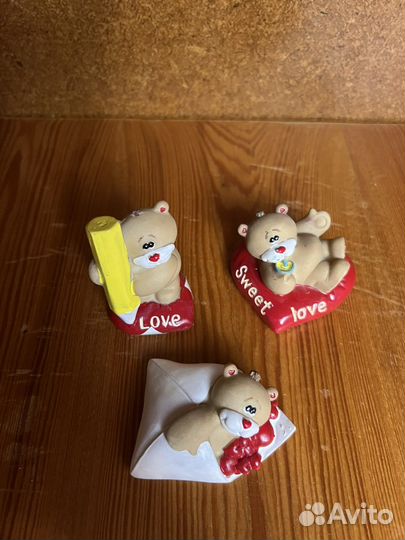 Фигурки медвежат Тедди