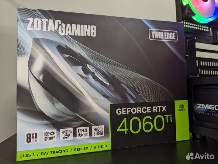 Современный игровой пк Intel 12-gen + RTX 4060 ti