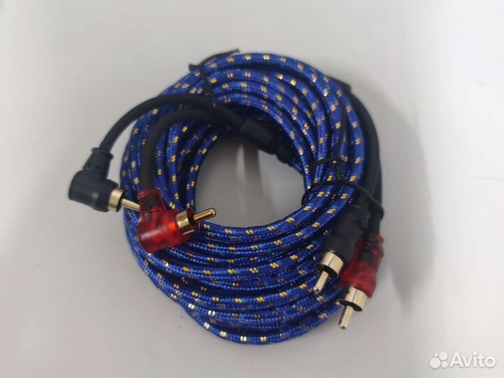 Межблочный кабель 2rca-2rca, 5 метров