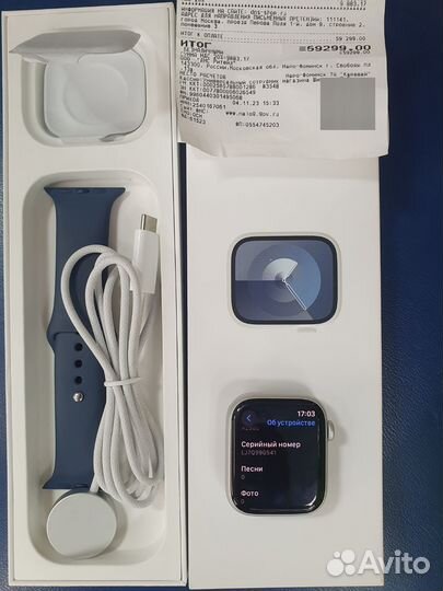 Часы apple watch 9 45 mm