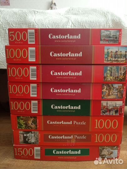 Пазлы 500-1000 штук