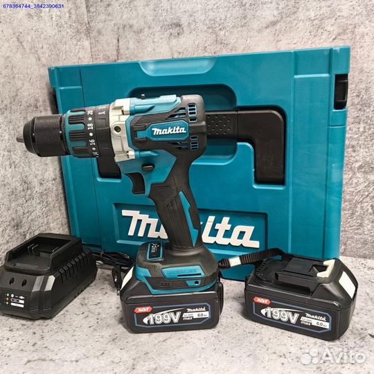 Шуруповерт аккумуляторный Makita 60нм бесщеточный