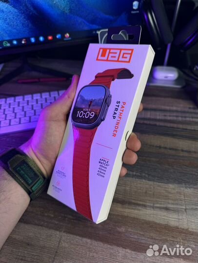 Ремешок UAG Strap Pathfinder Orange Apple Watch