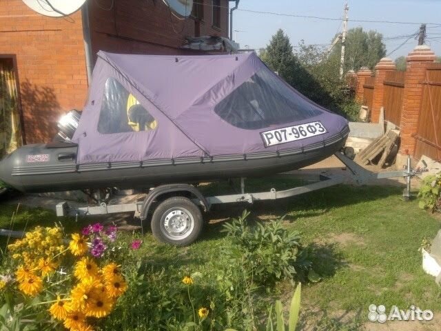 Комплект лодка пвх +мотор+прицеп