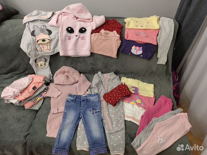 Вещи пакетом для девочки 80 размер