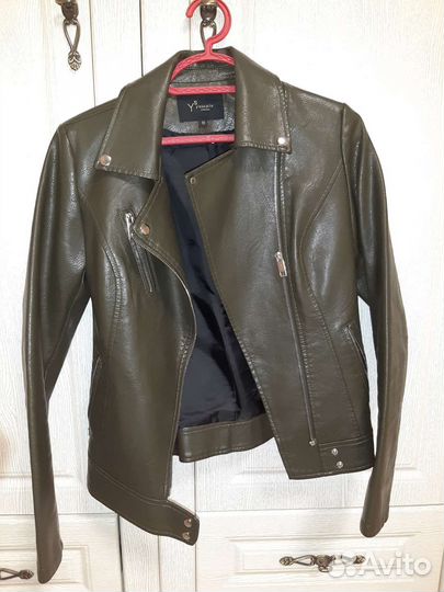 Кожаная куртка женская, кожанка, косуха