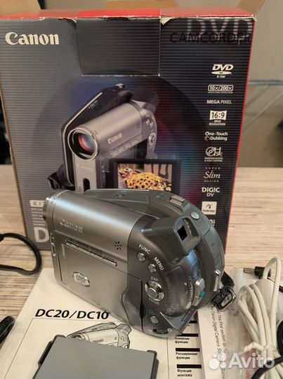 Видеокамера canonDC 10