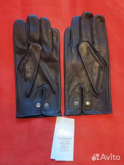 Мужские кожаные перчатки