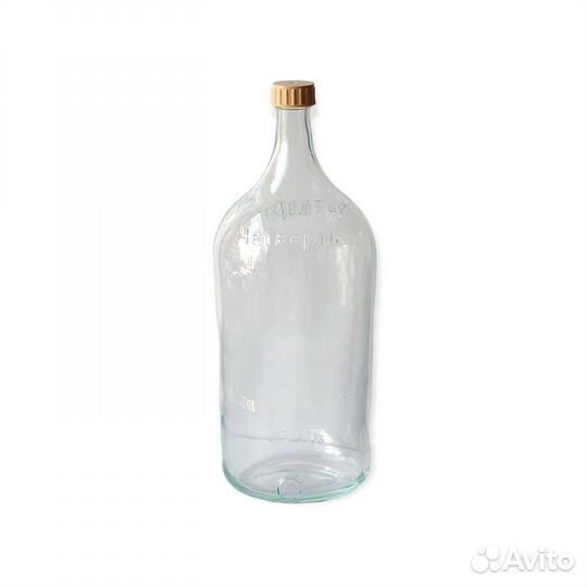 Бутыль стеклянная 0,5, 1, 3, 5, 7, 10 литров