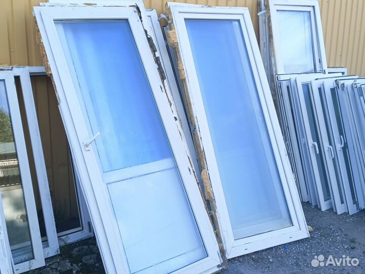 Пластиковые окна и двери пвх бу