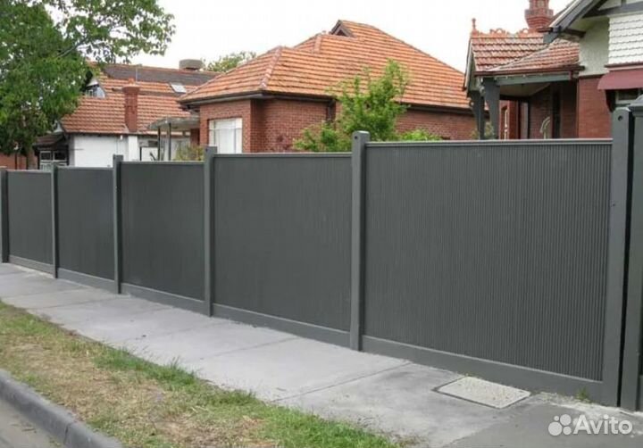 Забор из профнастила профессионально быстро