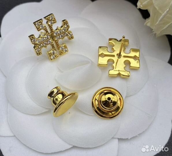 Серьги tory burch тори берч