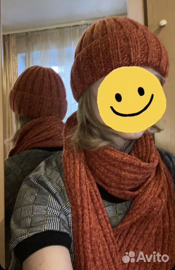 Комплект шапка и шарф
