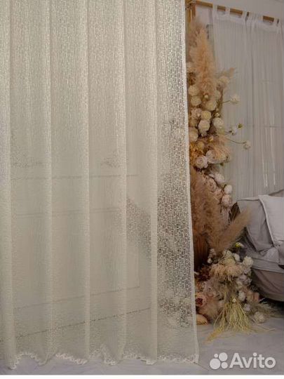 Тюль новая, 2 шт в наличии
