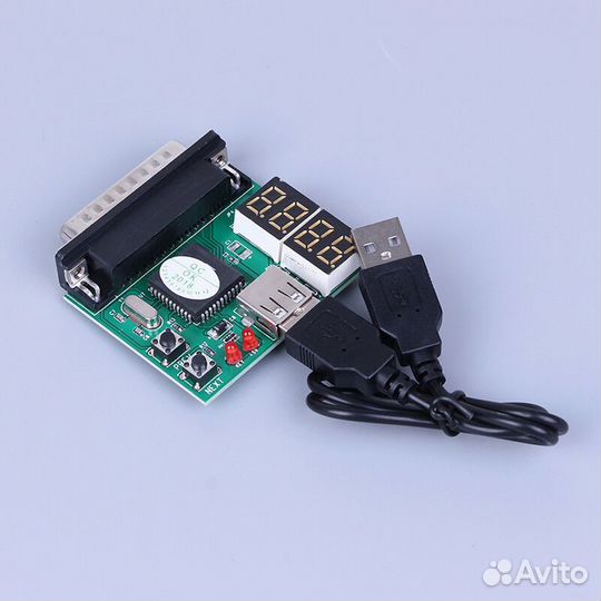 Диагностическая post карта LPT USB новая