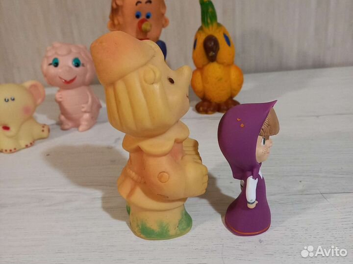 Резиновые игрушки СССР современные Цена за все