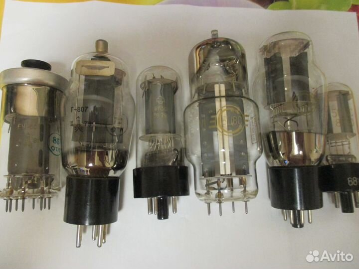 Радиолампы, транзисторы 6Н13С, 6П3С,6П6С,6Н9С и др