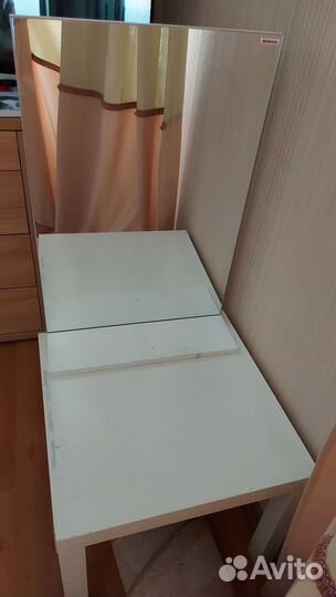 Зеркало в ванную и столик IKEA