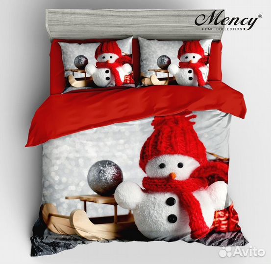 Детское новогоднее постельное бельё Mency Новое
