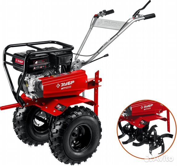 Мотоблок усиленный мту-450 зубр 7 л.с