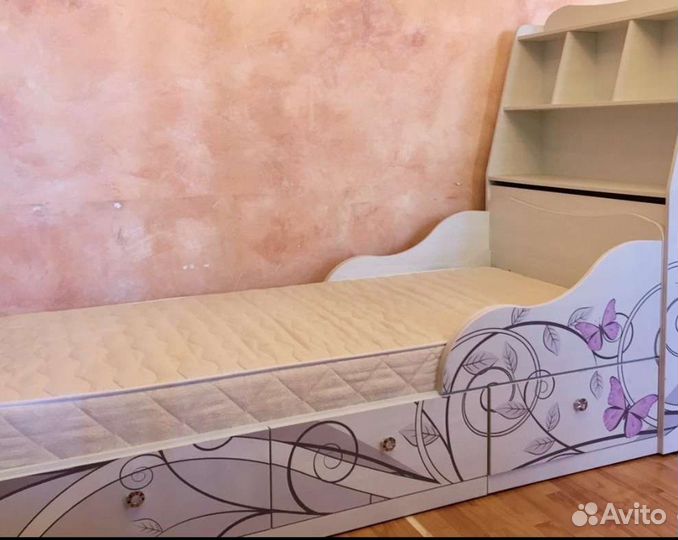 Детская кровать 90 190 матрас Орматекс